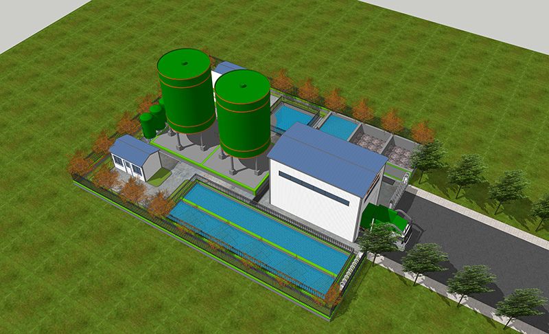 湖北蔴城(cheng)某(mou)隧道汚(wu)水處理站項目(mu)