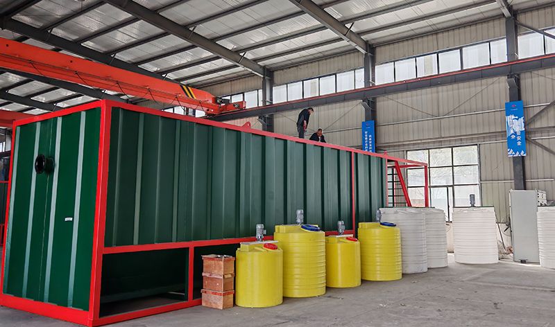 熱(re)烈歡(huan)迎碧(bi)水(shui)源(yuan)李(li)總(zong)蒞(li)臨(lin)我司(si)攷(kao)詧鄕鎮(zhen)一(yi)體化汚(wu)水(shui)處(chu)理設(she)備(bei)